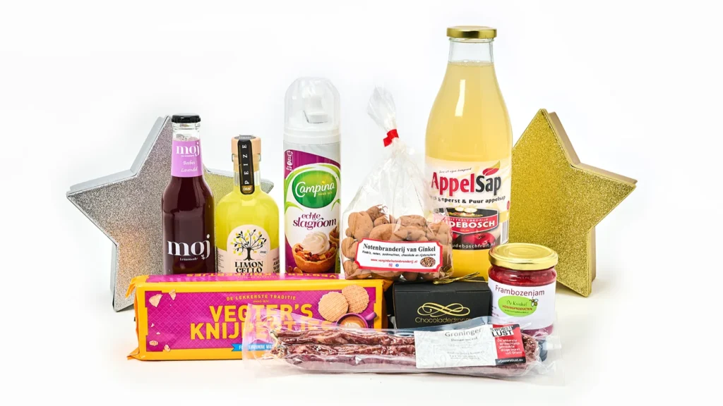 Lokale dranken, lekkernijen en andere kerstpakketideeën