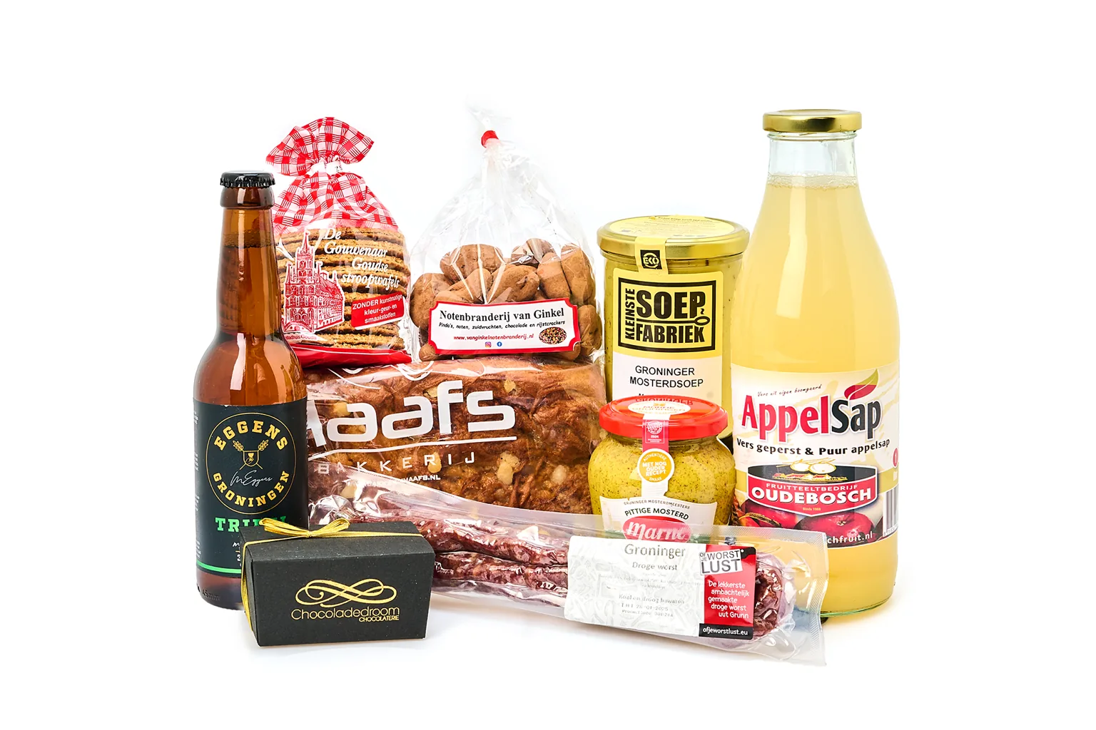 Lokale producten uit Noord-Nederland voor een kerstpakket